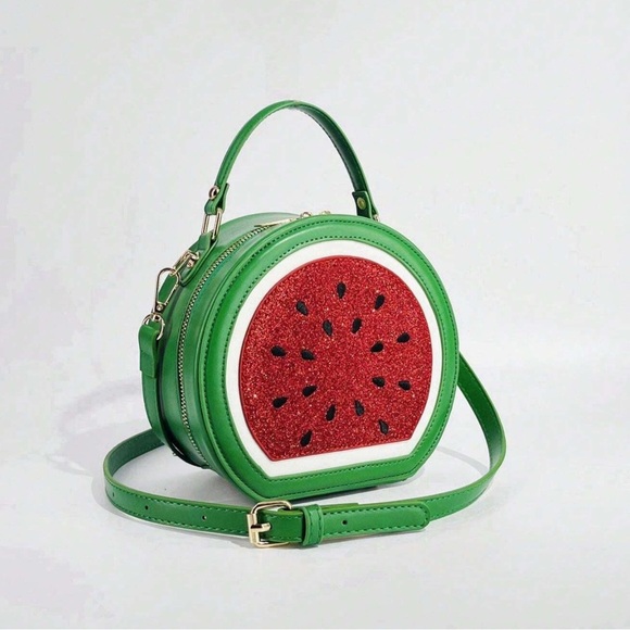 Lolita Handbags - Watermelon Bag crossbody mini shoulder purse clutch leather cosmetic Lolita Gift